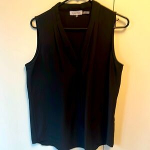 Calvin Klein black sleeveless top.